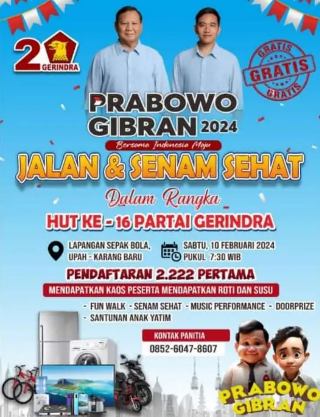 gerindra aceh tamiang